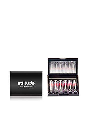 Amway Attitude Lipstick Different 3 Matte and 3 Creme Shades, Matte Finish, Pack of 6 - Multicolor 3