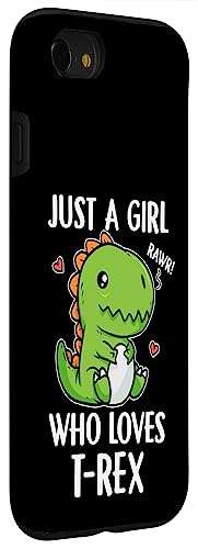 Just A Girl Who Loves T-Rex Funny Dino T-Rex Costume Case for iPhone SE (2020) / 7 / 8 3