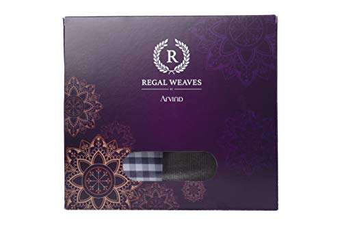 Regal Weaves by Arvind Fabric Gift Box (Unstitched, Multicolor, Free Size)- Single Pair Pack (FABPACKDES-37) 2