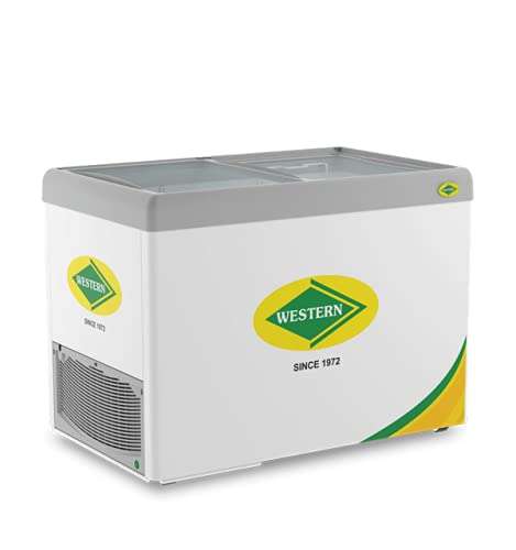 Western Straight Glass Top Freezer NWHF350G-HC