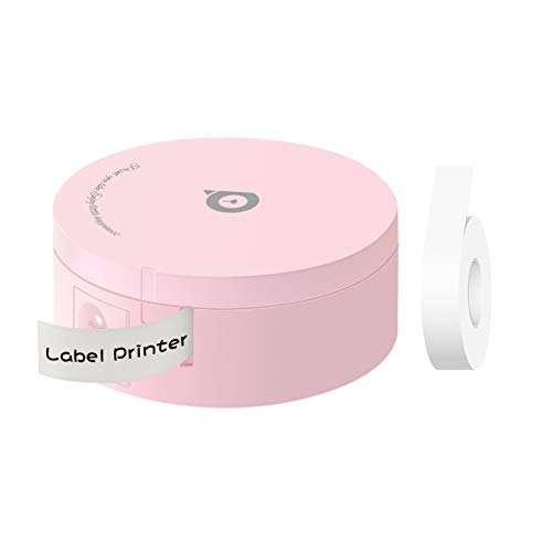 PeriPage L1 Mini Pocket BT Label Maker Sticker Inkless Portable Thermal Label Printer with 1 Roll White Paper Tape Compatible with iOS Android Smartphone for Home Office School Retail Store 1