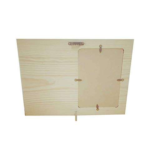 TheYaYaCafe Photo Frame Best Mom in The World Heartbeat Engraved Wooden 4