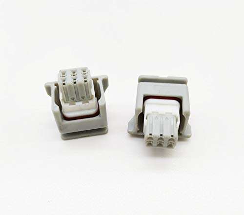 Davitu Cables, Adapters & Sockets - 6 hole waterproof automotive connector 90980-12790 for reversing radar camera plug - (Color Name: 50pcs) 2