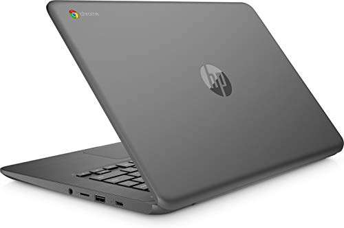 HP Chromebook 14-inch Laptop with 180-Degree Hinge, Full HD Screen, AMD Dual-Core A4-9120 Processor, 4 GB SDRAM, 32 GB eMMC Storage, Chrome OS (14-db0040nr, Chalkboard Gray) 4