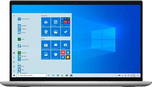 Dell Inspiron 7000 2-in-1 Laptop, 13.3'' FHD+ Touchscreen, Intel i5-10210U, 8GB DDR4, 512GB SSD, 32GB Optane, Windows 10 Home, Backlit Keyboard, Silver + Accessories 2