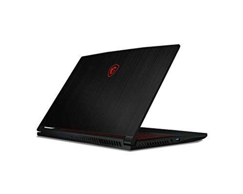 MSI GF63 Thin 10SCXR Gaming Laptop 2023 15.6” FHD 1920 x 1080 Display IPS 60 hertz Intel Core i5-10500H NVIDIA GeForce GTX 1650 4GB GDDR6 16GB DDR4 512GB SSD Backlit Keyboard Windows 11 Home 4