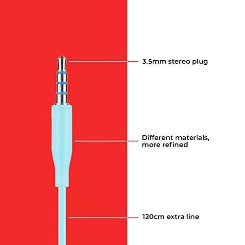 Earphone For Samsung Galaxy On8, Z2, On7, On Nxt, J7, On7 Pro, S7 Edge, J7 Prime, J5 Prime, J5 2016, J2 2016, J7 2016, A9 Pro, On5 Pro, A8, J3 Pro, J2 Pro Universal Wired Earphones Headphone Handsfree Headset Music with 3.5mm Jack Hi-Fi Gaming Sound Music HD Stereo Audio Sound with Noise Cancelling Dynamic Ergonomic Original Best High Sound Quality Earphone - (White, BRT.B1, BOT) 4