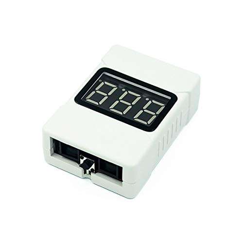 SUBALIGU 1S-8S RC Lipo Battery Low Voltage Tester Checker Buzzer Alarm with LED Indicator 5