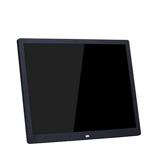 Keke Clothing Store 15-inch Digital Photo Frame Electronic Photo Frame Ultra-Narrow Incline Support 1080P Wall-Mounted Advertising Machine(Black) (Color : Black) 3