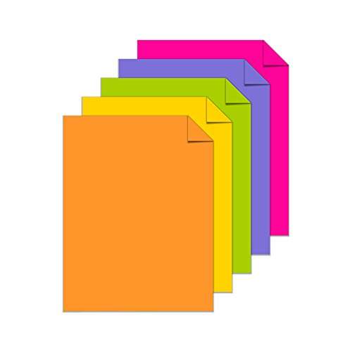 Astrobrights Mega Collection, Colored Paper, "Joyful" 5-Color Assortment, 625 Sheets, 24 lb/89 gsm, 8.5" x 11" - MORE SHEETS! (91624) 4