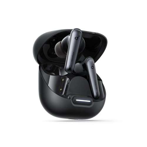 Soundcore by Anker Liberty 4 NC Wireless Earbuds, 98.5% Noise Reduction, Adaptive Noise Cancelling to Ears and Environment, Hi-Res Sound, 50H Battery, Wireless Charging, Bluetooth 5.3 1