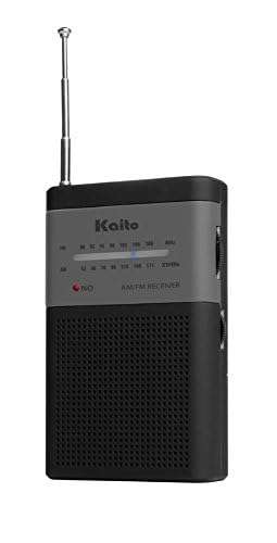 Kaito KA230 AM FM Portable Radio with Great Reception and Design (Black) 2