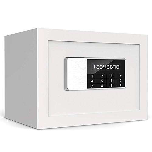 Safe Box for Home Fireproof Waterproof Electronic Password Mini Bedside Table Hidden Safety Box Full Steel Anti-theft, Designed for Home Office Hotel Commercial Jewelry Gun Cash Medicine (0.8 Cubic Fe 1