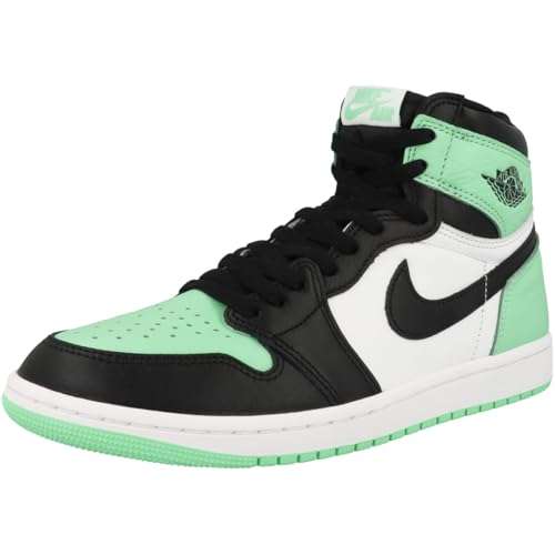 Nike Air Jordan 1 Retro High OG Men's Shoes White/Black-Green Glow DZ5485 130 - Size 10 4