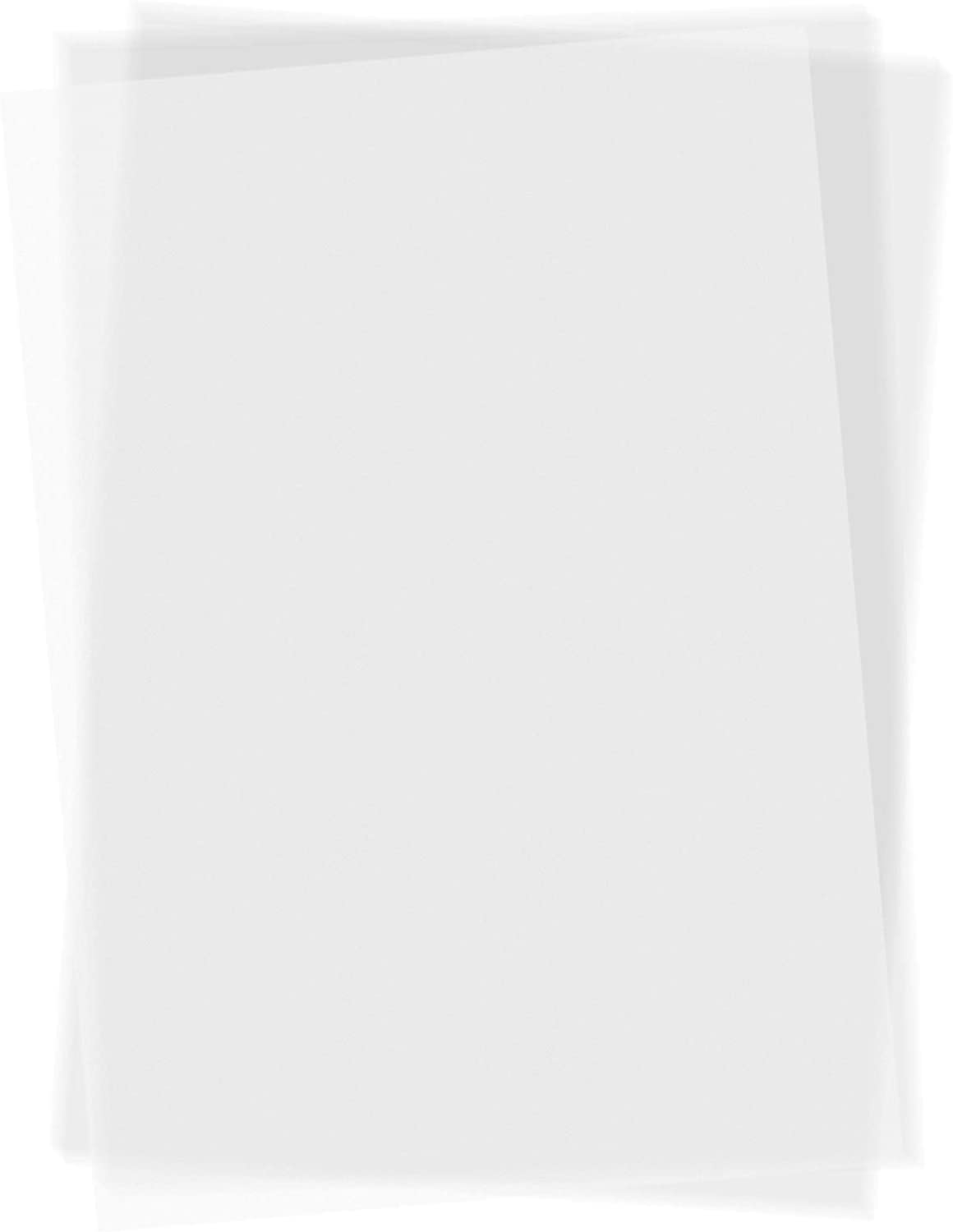 AIEX 50 Sheet 11 x 8.5 Inch Translucent Vellum Paper, Clear Tracing Vellum Sheet, Printable Vellum Drafting Paper for Art Printing Sketching Drawing Scrapbooking 1
