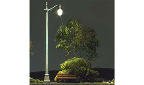 Micro-Mark Woodland Scenics Just Plug O Scale Arched Cast Iron Street Lights, Pkg. of 2 3