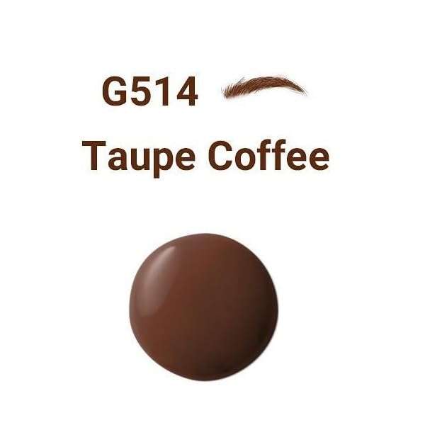 Goochie Superior Semi Organic Liquid Water Based Micro Pigment EU Standard Machine Permanent Makeup Pigment 10ml Eyebrow Pigment Taupe Coffee - G514 6