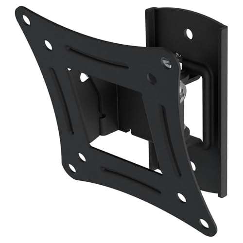 AVF Steel Tilt and Turn Monitor Wall Mount for 13" to 27" Screens in Black 1