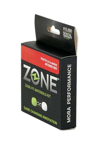 Zone-Fit Materials Kit. Replacement Putty only for ZONE mouthguards. (Youth, Intense Red) 4