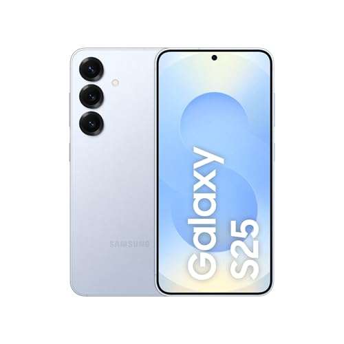 Samsung Galaxy S25 5G AI Smartphone (Icyblue, 12GB RAM, 256GB Storage), 50MP Camera with Galaxy AI