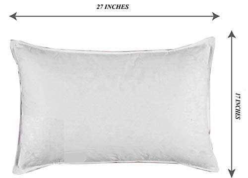 Divyans Sleepping Microfiber Size 17x27 inch White Sleeping Pillows, , Set of 4 2