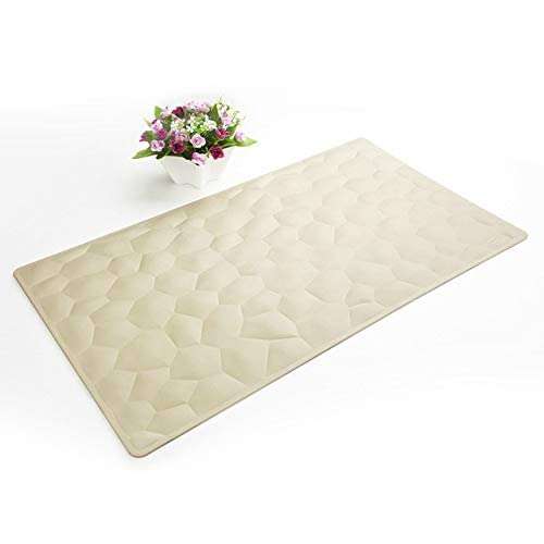 WorldCare® SAFEBET Geometric Bath Folding Bathtub Anti Slip Douche Shower Mats Suction Cup Kitchen Bathroom Accessories Drop Shipping: Beige 1