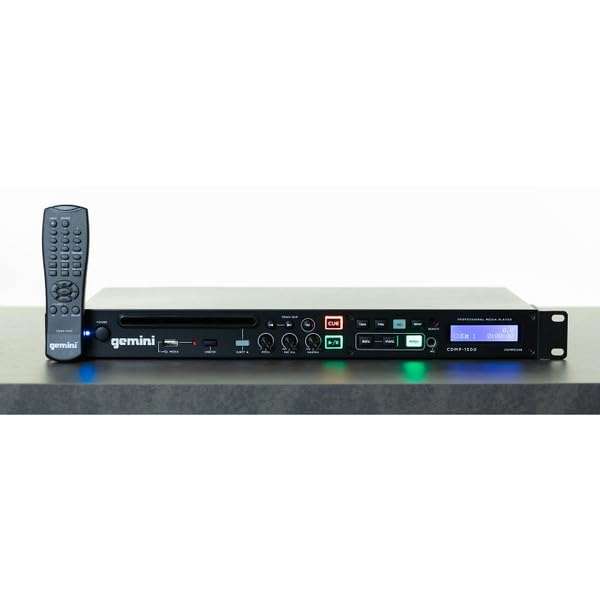 GEMINI 19" 1U PRO RACKMOUNT CD MP3 USB 1
