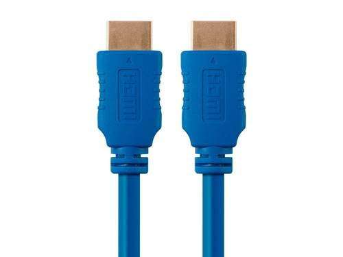 Monoprice HDMI High Speed Cable - 6 Feet - Red, 4K@60Hz, HDR, 18Gbps, YUV 4:4:4, 28AWG - Select Series 4