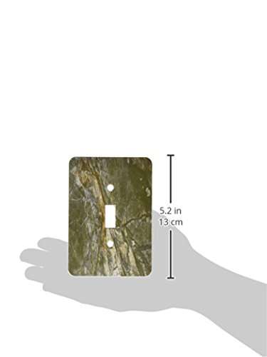 3dRose lsp_112134_1 Rainforest Green Marble Print Single Toggle Switch 2