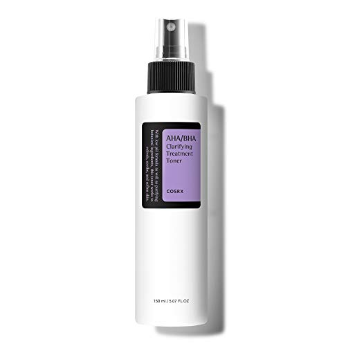 Cosrx Aha/Bha Clarifying Treatment Toner Liquid with Pyrus malus (apple) fruit water and salix alba (willow), 150ml (CRX47003) - Pack of 1