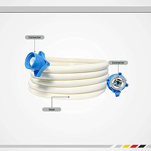 4 Meter Ultra Flexible Water Inflow-Inlet Hose Pipe for Fully Automatic Top Load And Front Load Washing Machine (Rarest Quality 6.2MM Thick) 2