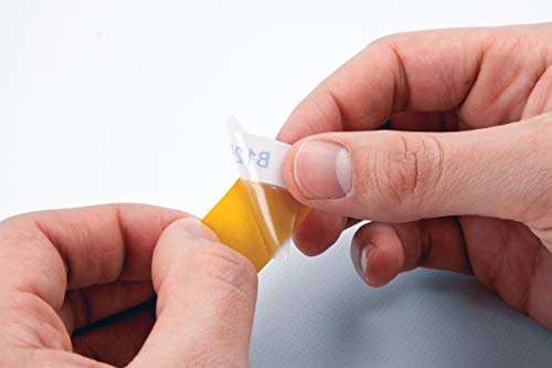 Brady Authentic (M21-1500-427) Self-Laminating Wire Wrap for Control and Electrical Panels, Datacom Cables, Black on White- For M210, M210-LAB, M211, BMP21-PLUS and BMP21-LAB Printers, 1.5" W 14' L 2