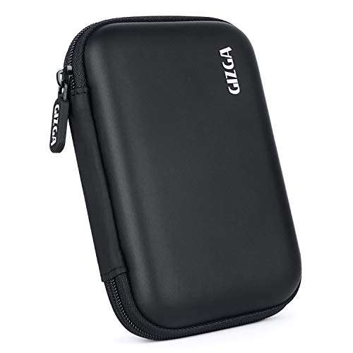 AirCase GIZGA essentials Hard Disk Drive Pouch case for 2.5 HDD Cover WD Seagate Slim Sony Dell Toshiba (Black) 1