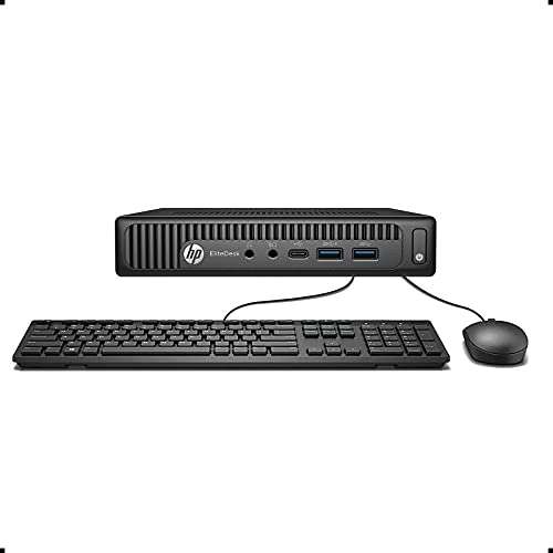 HP EliteDesk 800 G2 Mini Business Desktop PC Intel Quad-Core i5-6500T up to 3.1G,16GB DDR4,512GB SSD,VGA,DP Port,Windows 10 Professional 64 Bit-Multi-Language-English/Spanish (Renewed) 1