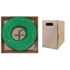 PCCONNECT 2 RG6/U Quad and 2 Cat6 with Outer Jacket, Green, 500 Foot
