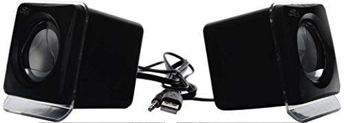 BigPlayer Mini USB2.0 Speaker Compatible with PC, Laptop and Tablet (Black) 4