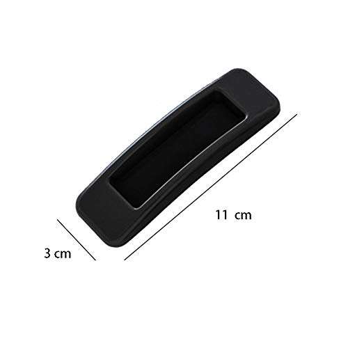 Aisoway 16pcs Paste Sliding Door Glass Window Handle Effortless Wardrobe Drawer Self-Adhesive Handle 4