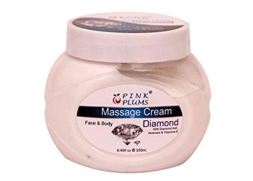 Pink Plums Skin-Whitening Scrub, D-Tan Face Pack, Diamond Massage Cream, Mix Fruit Facial Gel for Face with Vitamin E - 250 ml Each (Combo Pack of 4) 4