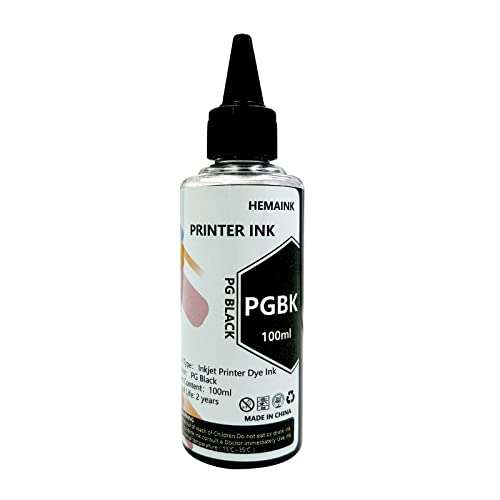 HEMAINK 6 Bottles Ink and Ink Refill Tools Compatible for Canon PGI-280 CLI-281 PGI-280XXL CLI-281XXL for PIXMA TS9120 TS8120 TS8220 TS8320 Printer (PGBK,BK,C,M,Y, Photo Blue) 6 Colors 4