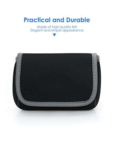 LENTION Tech Pouch Storage Small Bag Cases for Accessories Laptop MacBook Power Adapter, Wireless Mouse, iPhone Charger, Cellphone, Power Bank, Cord Travel Cable Electronic Organizer - Dark Gray 3