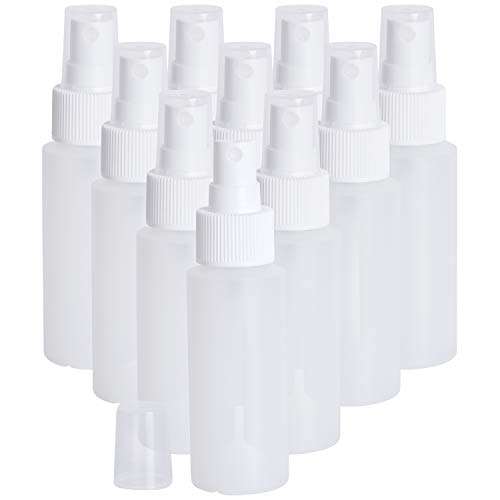 Travel Bottles, Travel Size Bottles For Journey, Small Travel Bottle, Empty Travel Size Containers, 2oz Spray Bottles Travel Containers, Opaque Small Plastic Bottles To See Inside (Spray Cap-10 Pack) 1