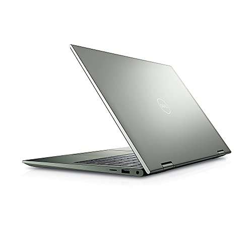 DELL Inspiron 7415 2-in-1 Touchscreen Laptop, 14" Full HD, AMD Ryzen 7 5700U (8 cores), 64GB RAM, 2TB PCIe SSD, HDMI, WiFi 6, FP Reader, Backlit KB, Windows 11 Home, Pebble Green 4