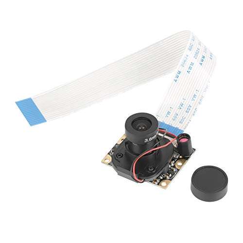 5 Megapixels Mini Camera Module,Automatically Switch IR-CUT Telephoto Lens Board,with 15 cm 15-pin Ribbon Cable,OV5647 High-Definition Photosensitive Chip,Image Is Clearer,For Raspberry Pi 1
