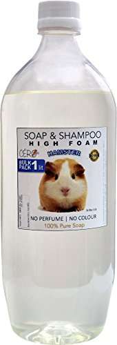 CERO ® High Foam Shampoo for HAMSTER, NO Perfume | NO Colour, 100% Pure Soap (1 lit.) 1