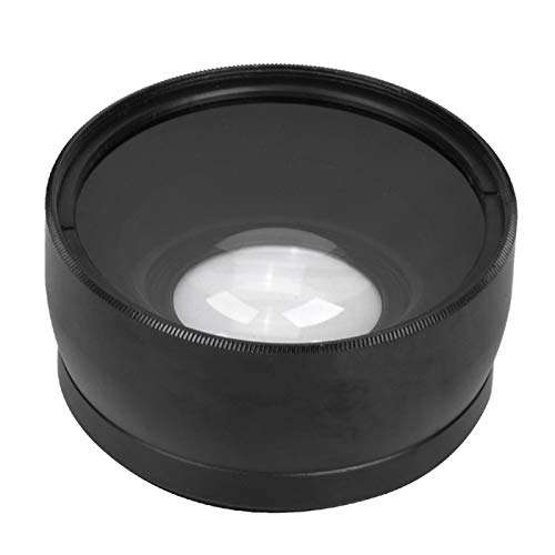 Jopwkuin Camera Wide Angle Lens, 0.45X Anti Reflective Coating Design Macro Function Camera Lens High Transmittance for SLR DSLR Camera 1