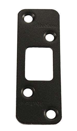Kwikset 83223-690 Venetian Bronze Strike Plate Deadbolt Round Corner Strike 83223 1