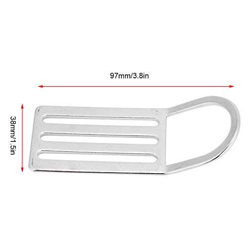 Diving D Ring Stainless Steel Weight Belt Keeper Slider Buckle Accessory-Belt Dive 2