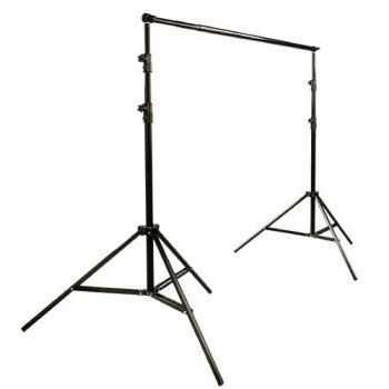 ephotoinc ePhoto 3 Photography Video Portrait Light Lighting Kit with 3pcs 6 x 9 ft Muslin Chromakey Green, Black, White backdrops with Backdrop Background Support Kit 1020K103GBW 2