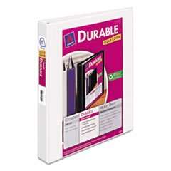 (3 Pack Value Bundle) AVE17012 Durable View Binder with Slant Rings, 11 x 8 1/2, 1 Capacity, White