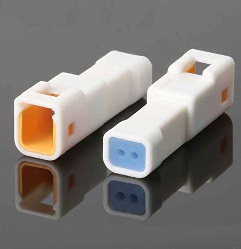 Davitu Cables, Adapters & Sockets - 2 Pin Way Male Or Female Automotive Connector Plug Housing For JST 02R-JWPF-VSLE-S 02T-JWPF-VSLE-S - (Color Name: 50) 2